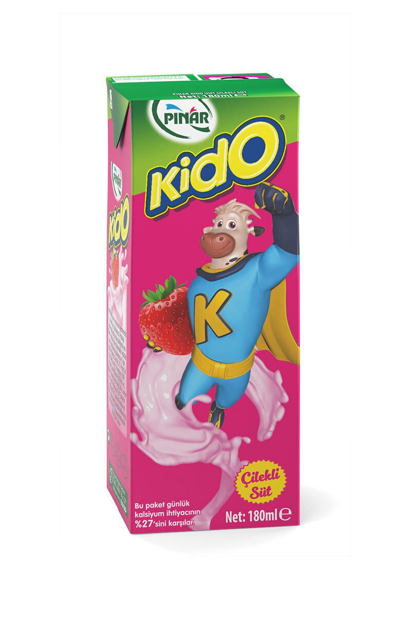 PINAR KİDO ÇİLEKLİ SÜT 200 ML
